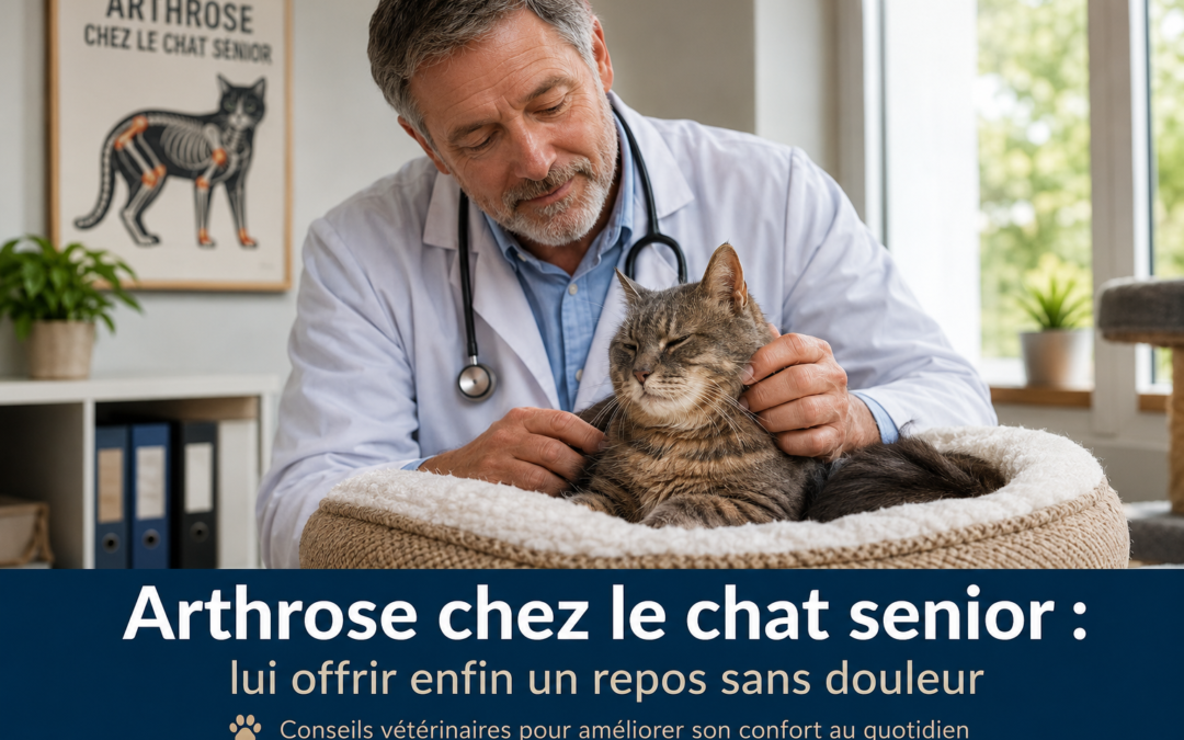 🐾 Arthrose chez le chat senior : lui offrir enfin un repos sans douleur