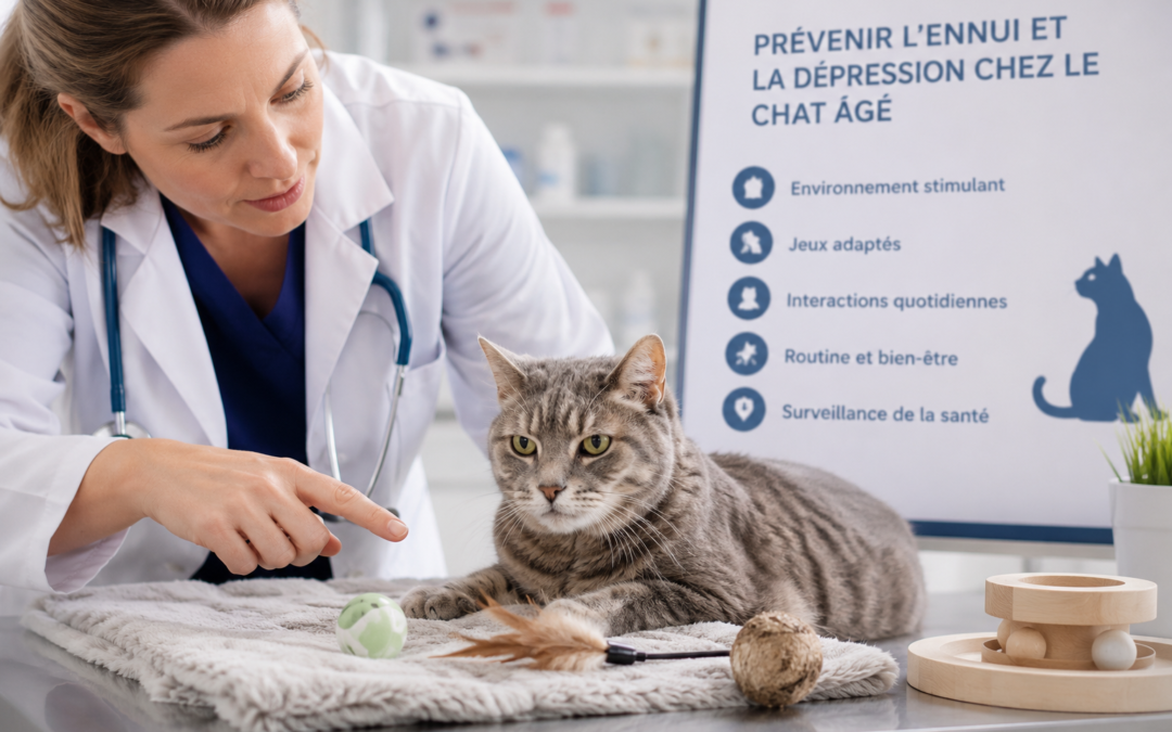 Un vétérinaire explique comment prévenir l’ennui et la dépression chez le chat âgé