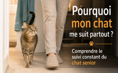 Pourquoi mon chat me suit partout ? Comprendre le suivi constant du chat senior