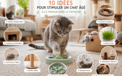 10 idées pour stimuler un chat âgé à la maison sans le fatiguer